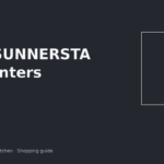 IKEA SUNNERSTA rail hanging under a rental kitchen cabinet with hooks