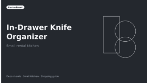 Best In-Drawer Knife Organizers for Small Rental Kitchens