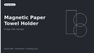 Best Magnetic Paper Towel Holders for Fridge-Side Storage
