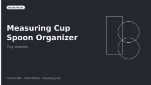 Best Measuring Cup & Spoon Organizers for Tiny Drawers