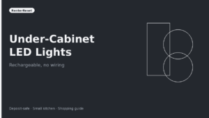 Best Under-Cabinet LED Lights for Renters (No Wiring)
