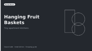 Best Hanging Fruit Baskets for Tiny Apartment Kitchens