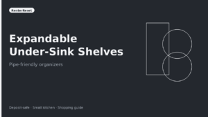 Best Expandable Under-Sink Shelf Organizers Around Pipes