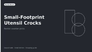Best Small-Footprint Utensil Crocks for Rental Counters