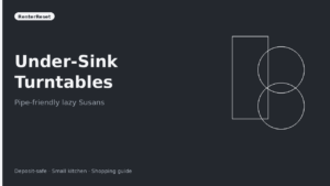 Best Under-Sink Turntables Around Pipes for Apartments
