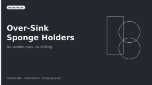 Best Over-Sink Sponge Holders for Rentals (No Suction Fail)