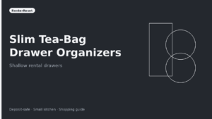 Best Slim Tea-Bag Drawer Organizers for Apartments