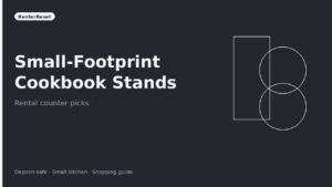 Best Small-Footprint Cookbook Stands for Rental Counters