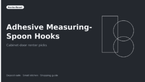 Best Adhesive Measuring-Spoon Hooks for Renter Cabinets