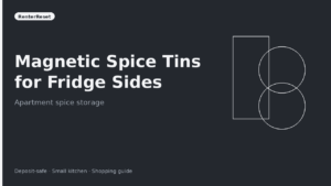 Best Magnetic Spice Tins for Apartment Fridge Sides