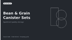 Best Bean & Grain Canister Sets for Apartment Pantries