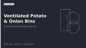 Best Ventilated Potato & Onion Bins for Apartment Pantries