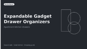 Best Expandable Gadget Drawer Organizers for Apartments
