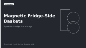 Best Magnetic Fridge-Side Baskets for Apartments