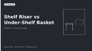 Shelf Riser vs Under-Shelf Basket: Which One for Your Cabinet?
